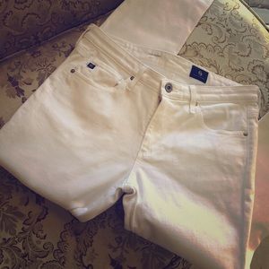 AG white jeans size 26R